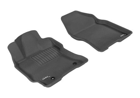 3D MAXpider 2004-2009 Toyota Prius Kagu 1st Row Floormat - Black 3D MAXpider