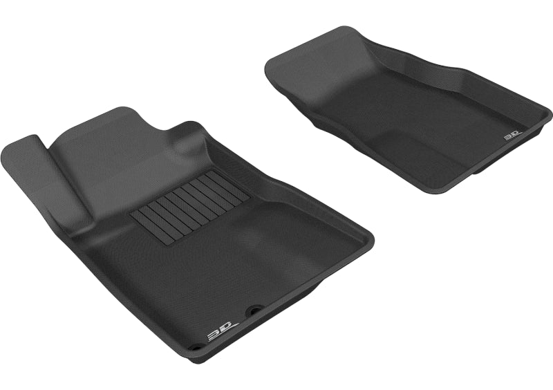 3D MAXpider 2005-2009 Ford Mustang Kagu 1st Row Floormat - Black 3D MAXpider