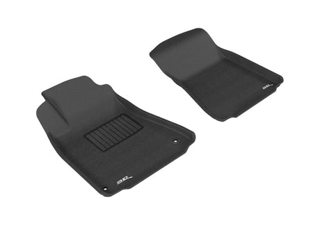3D MAXpider 2006-2013 Lexus IS Kagu 1st Row Floormat - Black 3D MAXpider