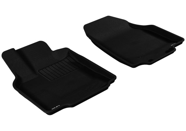 3D MAXpider 2007-2015 Mazda CX-9 Kagu 1st Row Floormat - Black 3D MAXpider Floor Mats - Rubber  AXOPROS