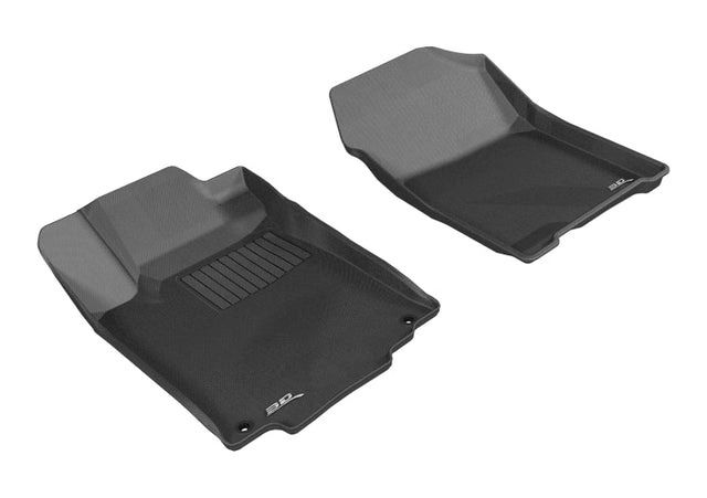 3D MAXpider 2012-2016 Honda CR-V Kagu 1st Row Floormat - Black 3D MAXpider