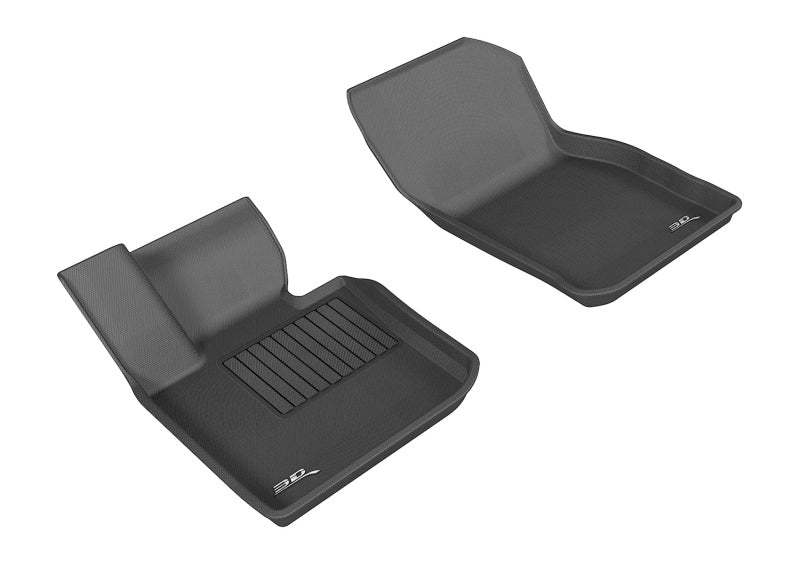 3D MAXpider 2014-2019 Mini Hardtop 2-Door/Convertible Kagu 1st Row Floormat - Black 3D MAXpider