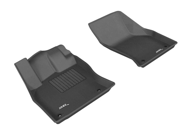 3D MAXpider 2015-2020 Audi A3/A3 Sportback E-Tron/RS3/S3 Kagu 1st Row Floormat - Black 3D MAXpider