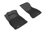 3D MAXpider 2017-2019 Audi A4/S4/A5/S5 Kagu 1st Row Floormat - Black 3D MAXpider Floor Mats - Rubber  AXOPROS