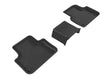 3D MAXpider 2017-2020 Audi Q7/Q8 Kagu 2nd Row Floormats - Black 3D MAXpider