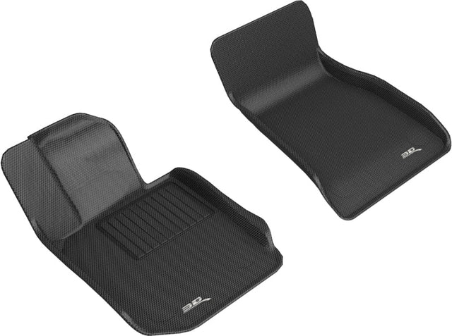 3D MAXpider 2019-2020 BMW 3 Series (G20) Kagu 1st Row Floormat - Black 3D MAXpider