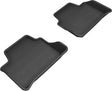 3D MAXpider 2019-2020 BMW 3 Series (G20) Kagu 2nd Row Floormats - Black 3D MAXpider