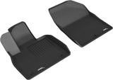 3D MAXpider 2020 Hyundai Palisade Kagu 1st Row Floormat - Black 3D MAXpider Floor Mats - Rubber  AXOPROS