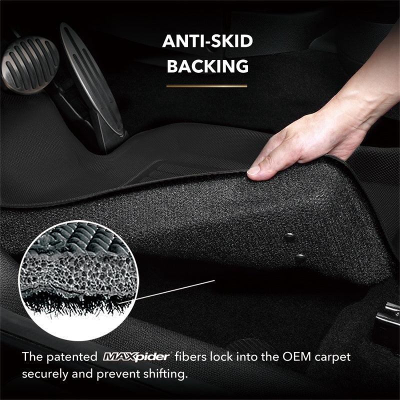 3D MAXipder 2023 Toyota GR86 / Subaru BRZ Kagu Black Floor Mat - Row 1 3D MAXpider