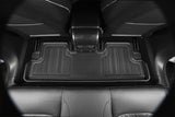 3D Maxpider 21-22 Tesla Model Y 7-Seat Elitect Black R1 R2 R3 3D MAXpider Floor Mats - Rubber  AXOPROS