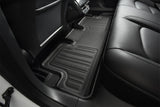 3D Maxpider 21-22 Tesla Model Y 7-Seat Elitect Black R1 R2 R3 3D MAXpider Floor Mats - Rubber  AXOPROS