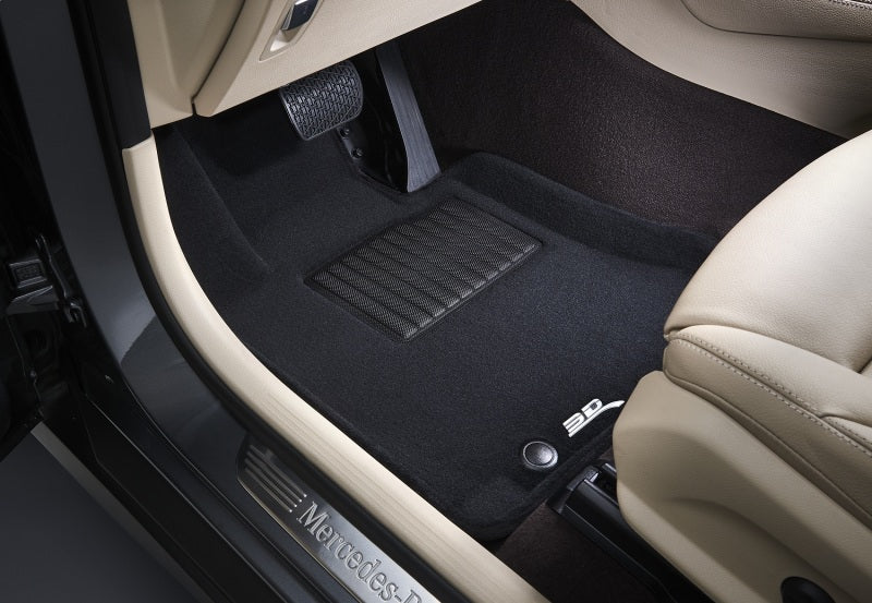 3D Maxpider 21-23 Tesla Model S Elegant Black R1 R2 3D MAXpider Floor Mats - Rubber  AXOPROS