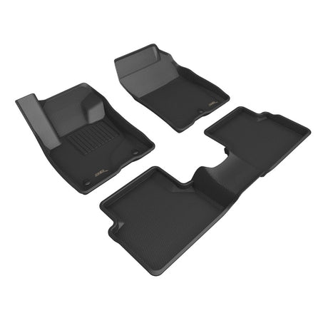 3D MAXpider 22-24 Ford Maverick Gasoline Kagu Black R1 R2 3D MAXpider Floor Mats - Rubber  AXOPROS