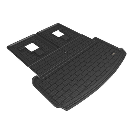 3D Maxpider 22-24 Jeep Grand Cherokee (Wl) L 6/7-Seater Kagu Black Foldable Cargo 3D MAXpider Floor Mats - Rubber  AXOPROS