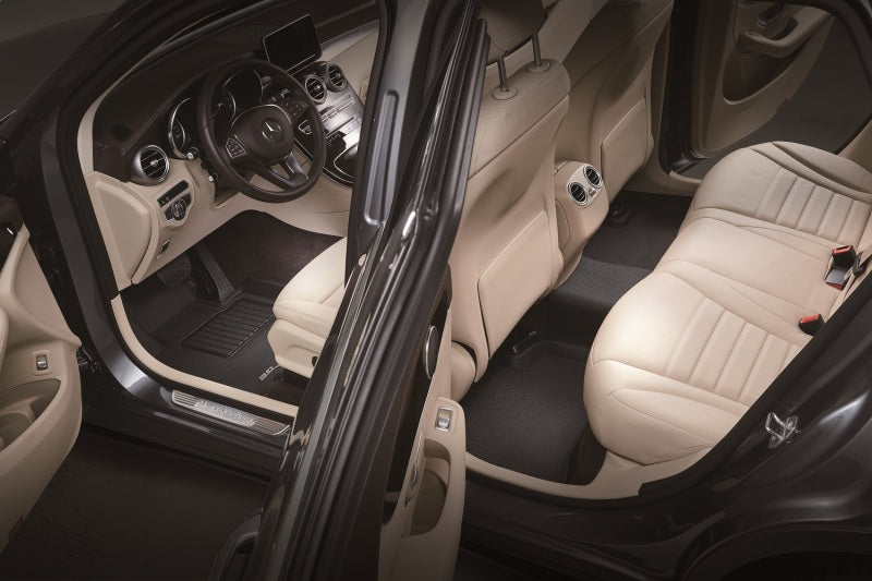 3D Maxpider 22-24 Mercedes-Benz Eqb 5-Seat (X243) Kagu Black R1 R2 3D MAXpider Floor Mats - Rubber  AXOPROS