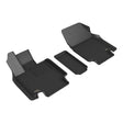 3D Maxpider Tesla Cybertruck AWD 2024 Kagu Black R1 3D MAXpider Floor Mats - Rubber  AXOPROS