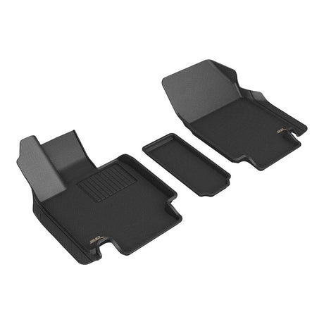 3D Maxpider Tesla Cybertruck AWD 2024 Kagu Black R1 3D MAXpider Floor Mats - Rubber  AXOPROS