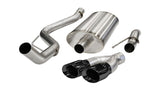 Corsa 2011-2014 Ford F-150 Raptor 6.2L V8 Black Sport Cat-Back Exhaust CORSA Performance Catback  AXOPROS