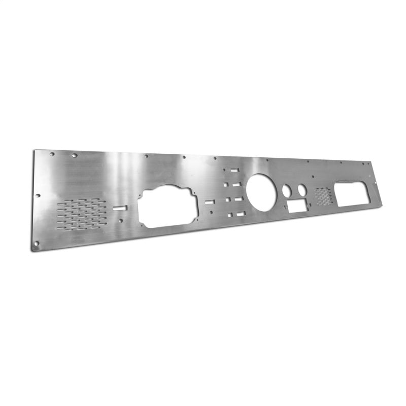 Rugged Ridge 76-86 Jeep CJ Stainless Steel Dash Panel w/ Gauge / Radio / Speaker Cut-Outs Rugged Ridge Dash & Interior Trim  AXOPROS