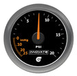 Innovate MTX Analog 20 PSI Vacuum/Boost Gauge Kit - Black Dial Innovate Motorsports Gauges  AXOPROS