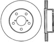 StopTech 05-07 Subaru Impreza WRX/STi Slotted & Drilled Left Rear Rotor Stoptech Brake Rotors - Slot & Drilled  AXOPROS