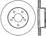 StopTech 05-07 Subaru Impreza WRX/STi Slotted & Drilled Left Rear Rotor Stoptech Brake Rotors - Slot & Drilled  AXOPROS