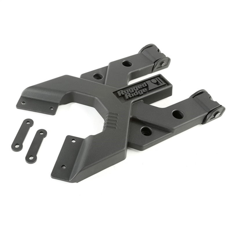 Rugged Ridge Spartacus HD Tire Carrier Hinge Casting 07-18 Jeep Wrangler JK Rugged Ridge Spare Tire Carriers  AXOPROS
