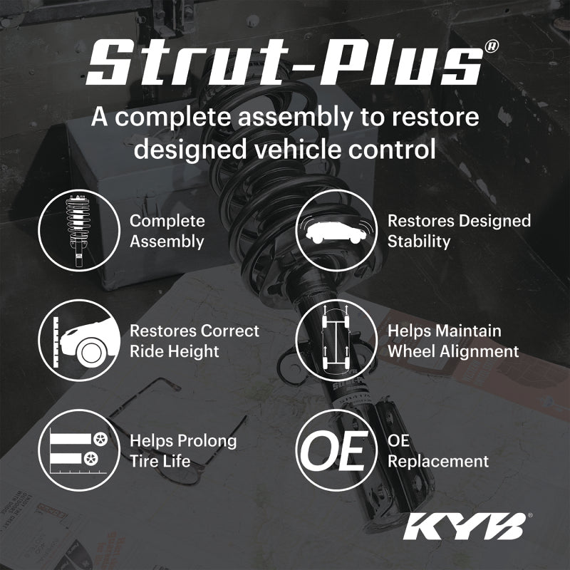 KYB 15-20 Toyota Sienna AWD Strut-Plus Assembly - Front Right KYB Shock & Spring Kits  AXOPROS