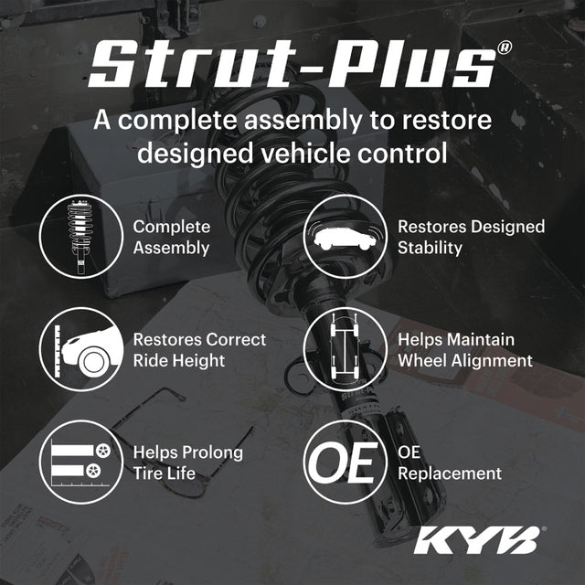 KYB 15-20 Toyota Sienna AWD Strut-Plus Assembly - Front Right KYB Shock & Spring Kits  AXOPROS