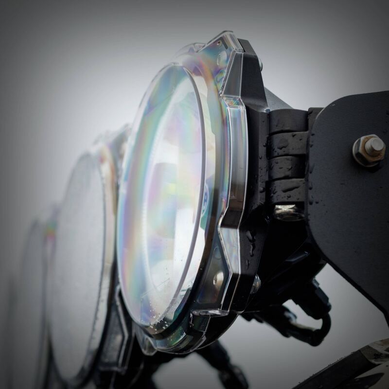 KC HiLiTES 6in. Light Shield for Gravity Pro6 LED Lights (Single) - Clear KC HiLiTES Light Covers and Guards  AXOPROS