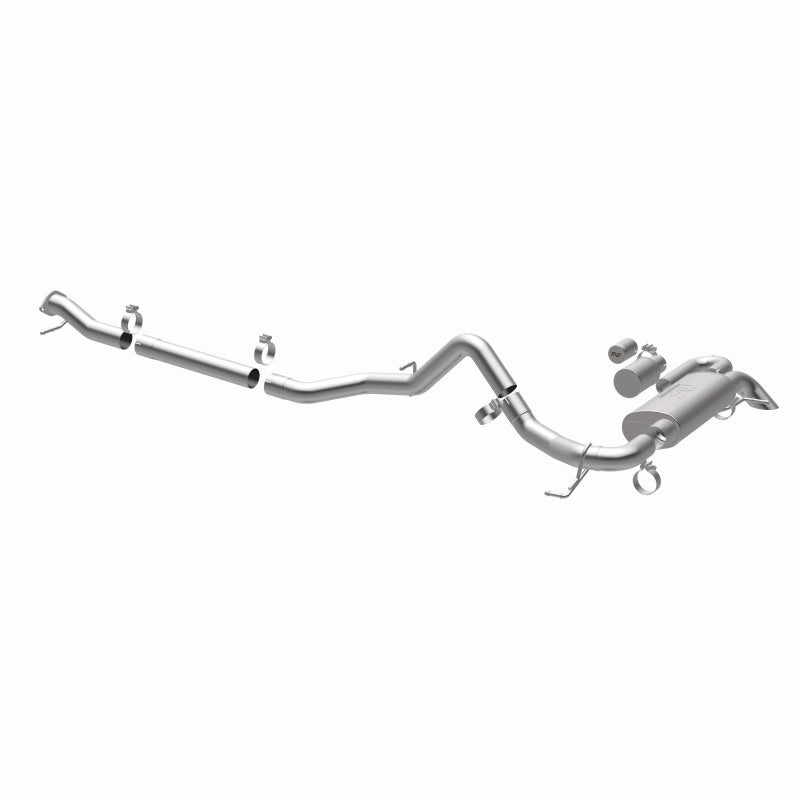 MagnaFlow 2021 Ford Bronco Overland Series Cat-Back Exhaust w/ Single Straight Driver Exit- No Tip Magnaflow Catback  AXOPROS