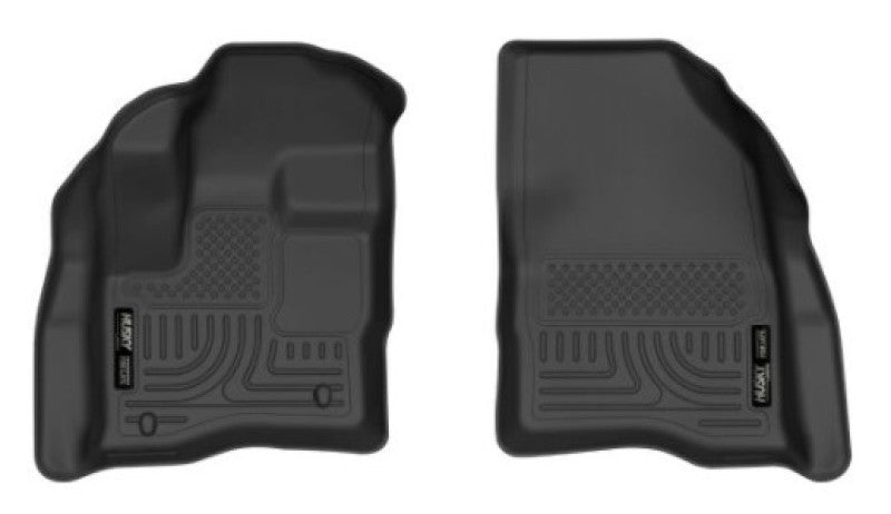 Husky Liners 10-19 Ford Taurus / 09-16 Lincoln MKS X-act Contour Series Front Floor Liners - Black Husky Liners Floor Mats - Rubber  AXOPROS