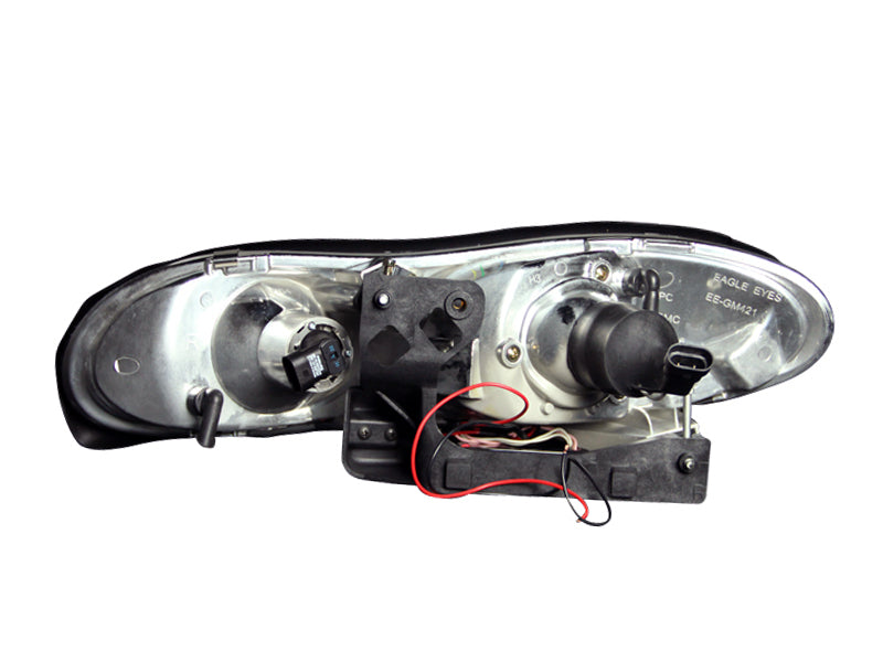 ANZO 1998-2002 Chevrolet Camaro Projector Headlights w/ Halo Black ANZO Headlights  AXOPROS