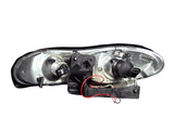 ANZO 1998-2002 Chevrolet Camaro Projector Headlights w/ Halo Black ANZO Headlights  AXOPROS