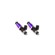 Injector Dynamics 2600-XDS Injectors - 60mm Length - 14mm Purple Top - 14mm Lower O-Ring (Set of 2) Injector Dynamics Fuel Injector Sets - 2Cyl  AXOPROS