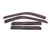 AVS 11-18 Ford Explorer Ventvisor In-Channel Front & Rear Window Deflectors 4pc - Smoke AVS Wind Deflectors  AXOPROS