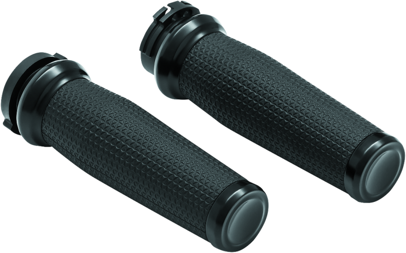 Kuryakyn Thresher Grips Dual Cable Black Kuryakyn Grips  AXOPROS