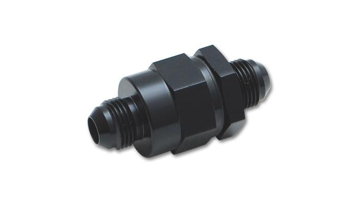 Vibrant Fuel Pump Check Valve -6AN Male Flare to 12mm x 1.5 Metric Vibrant Fittings  AXOPROS