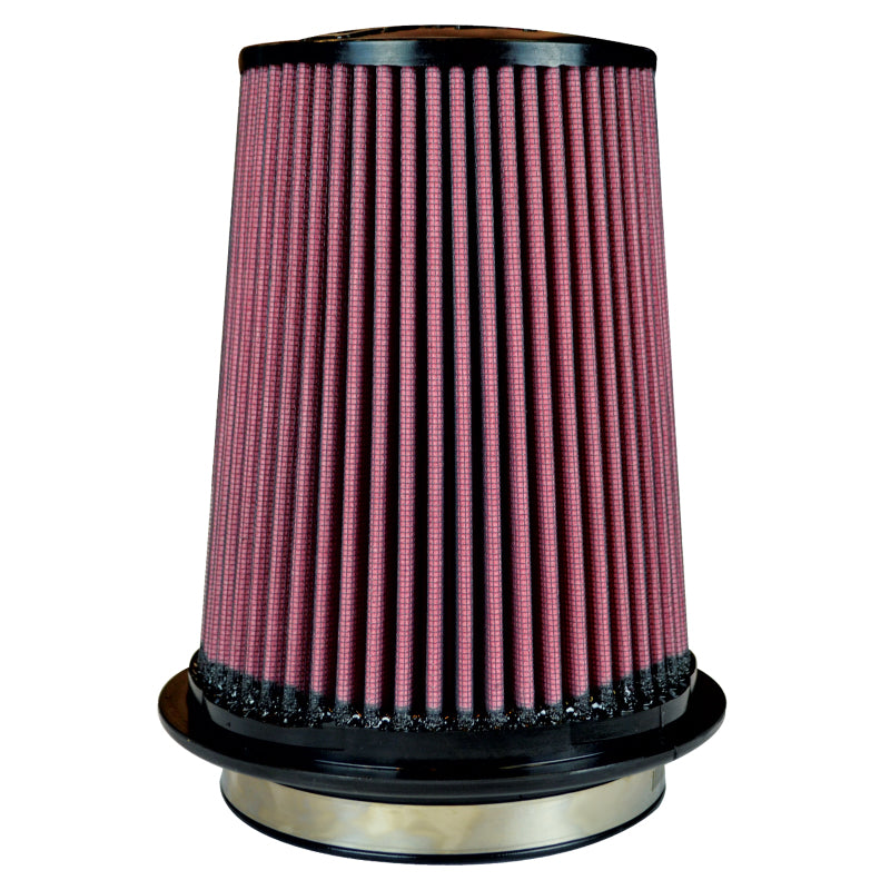 Injen Oiled Air Filter 5.0in Flange ID / 7.0in Twist Lock Base / 7.9in Media Height / 5.0in Top Injen Air Filters - Drop In  AXOPROS