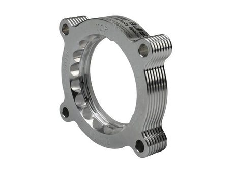 aFe 11-14 Ford Mustang/ 11-14 Ford F-150 V6 3.7L Silver Bullet Throttle Body Spacer - Silver aFe Throttle Body Spacers  AXOPROS