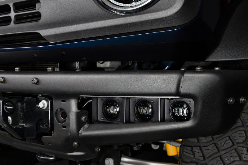 ORACLE Lighting 21-22 Ford Bronco Triple LED Fog Light Kit for Steel Bumper - White ORACLE Lighting Fog Lights  AXOPROS
