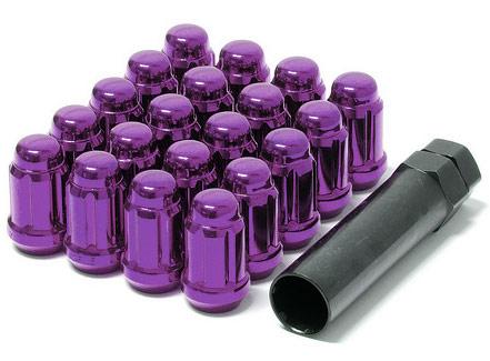 Wheel Mate Muteki Closed End Lug Nuts - Purple 12x1.25 Wheel Mate Lug Nuts  AXOPROS