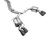 AWE Tuning 19-23 Audi C8 S6/S7 2.9T V6 AWD Touring Edition Exhaust - Diamond Black Tips AWE Tuning Catback  AXOPROS