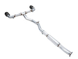 AWE Subaru BRZ / Toyota GR86 / Toyota 86 Track Edition Cat-Back Exhaust- Diamond Black Tips AWE Tuning Catback  AXOPROS