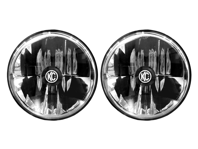 KC HiLiTES 07-18 Jeep JK (Not for Rubicon/Sahara) 7in. Gravity LED DOT Headlight (Pair Pack System) KC HiLiTES Headlights  AXOPROS
