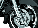 Kuryakyn Lower Leg Deflector Shields 00-13 Touring Chrome Kuryakyn Wind Deflectors  AXOPROS