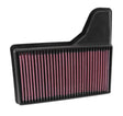 K&N Replacement Panel Air Filter for 2015 Ford Mustang 2.3L L4/3.7L V6/5.0L V8 K&N Engineering Air Filters - Drop In  AXOPROS