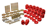 Energy Suspension 1in Body Lift Kit - Red Energy Suspension Bushing Kits  AXOPROS