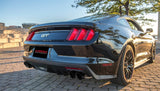 Corsa 2015-2017 Ford Mustang GT 5.0 3in Cat Back Exhaust Black Quad Tips (Xtreme) CORSA Performance Catback  AXOPROS
