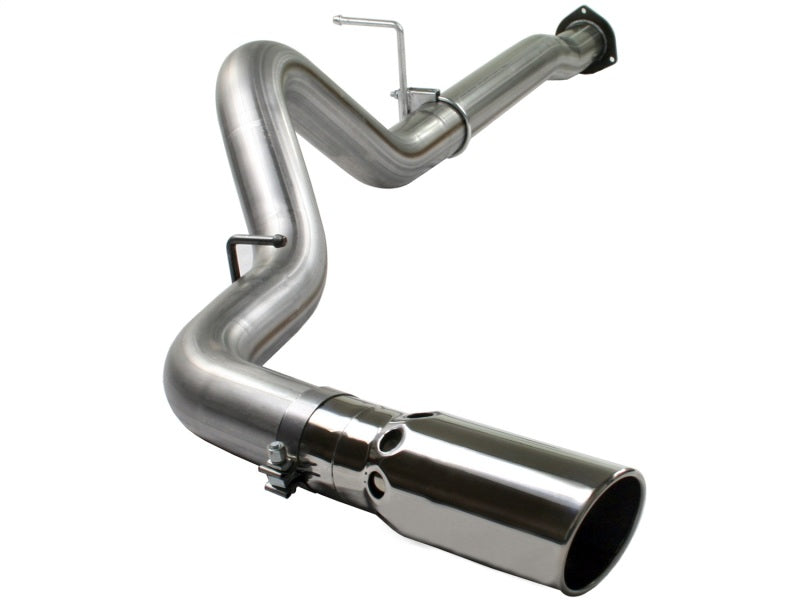 aFe MACHForce XP 4in DPF-Back SS Exhaust 5/07-10 GM Diesel Trucks V8-6.6L (td) LMM aFe DPF Back  AXOPROS